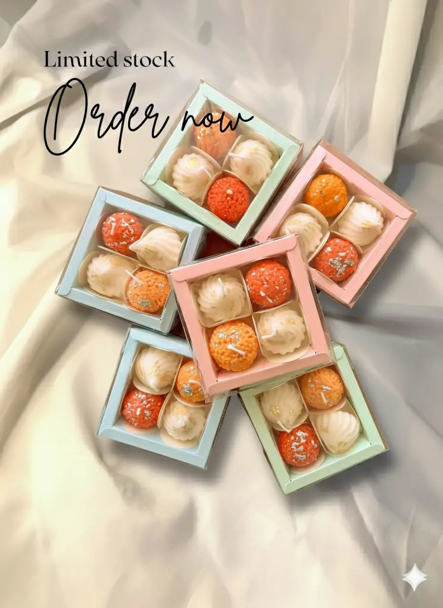 Modak & Laddu Combo Candle Modak & Laddu Combo Candle