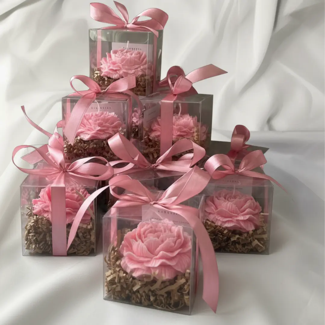 Peony Candle for return gift Peony Candle Gift Pack – Wedding & Birthday Return Gifts