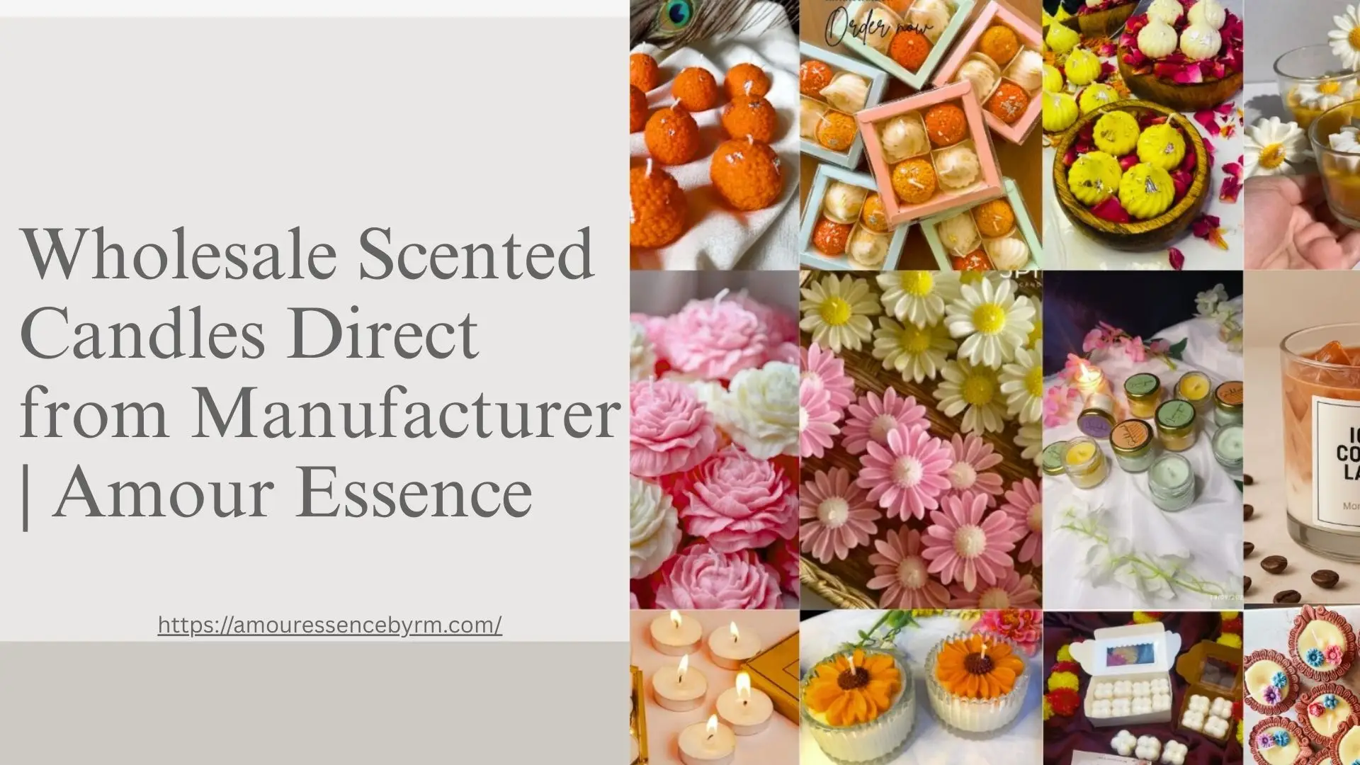 scented candle manufacturer and soy wax candle supplier