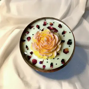 Peony Urli Candle with 30+ burn hours, perfect for Diwali décor, pooja, and festive gifting. A beautiful return gift and best home décor choice.