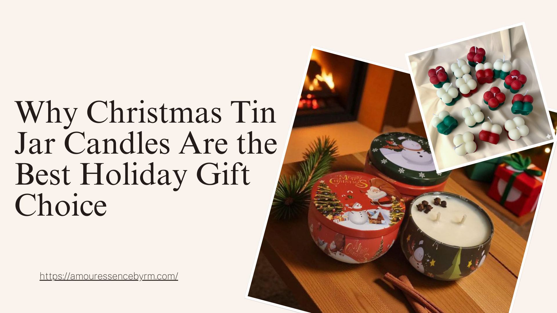 Christmas Tin Jar Candle