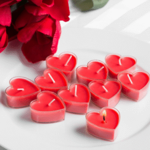 Heart Shape Tea Light Candle